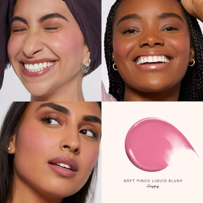 Rare Beauty Soft Pinch Liquid Blush Mini Happy - מיני סומק רייר ביוטי