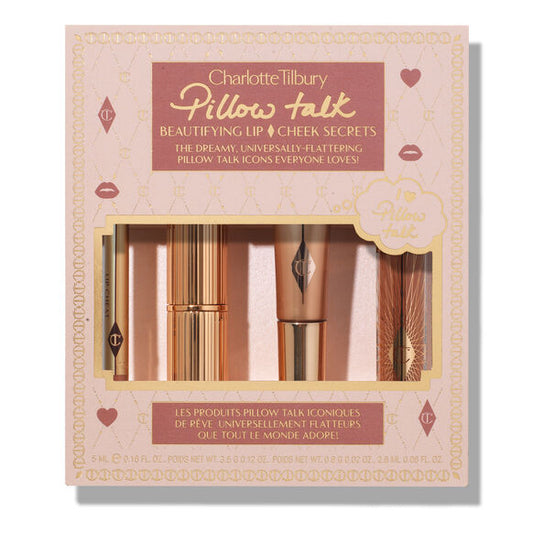 Charlotte Tilbury Pillow Talk Beautifying Lip And Cheek Secrets - מארז שרלוט טילבורי