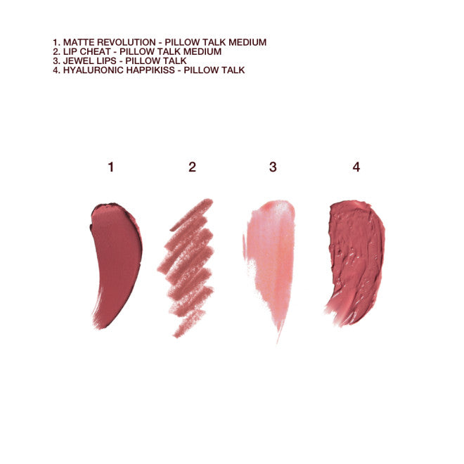 Charlotte tilbury Pillow Talk Lip Wardrobe Limited Edition Lip Kit - מארז לשפתיים שרלוט טילבורי
