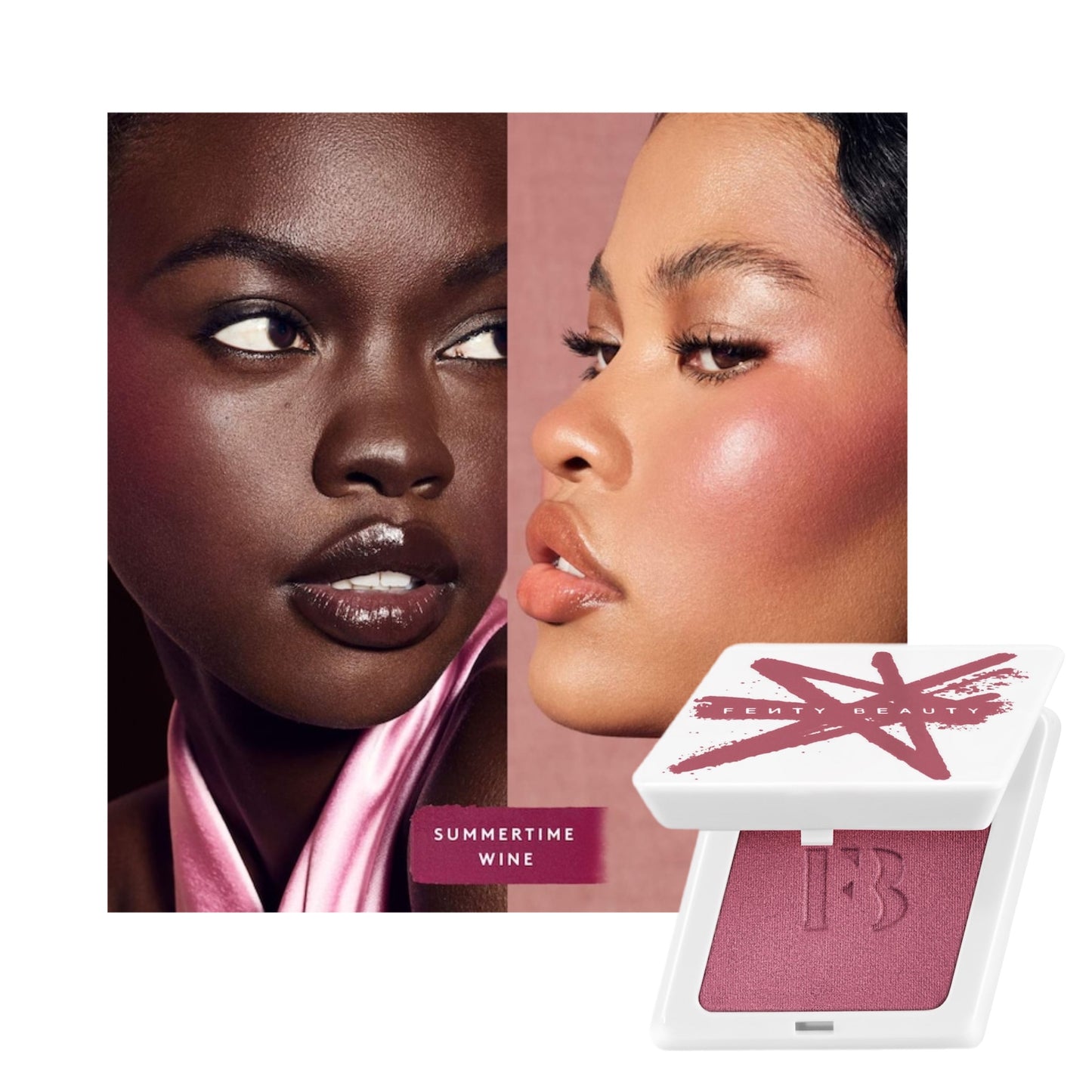 Fenty Beauty Cheeks Suede Waterproof Powder Blush - סומק אבקתי פנטי