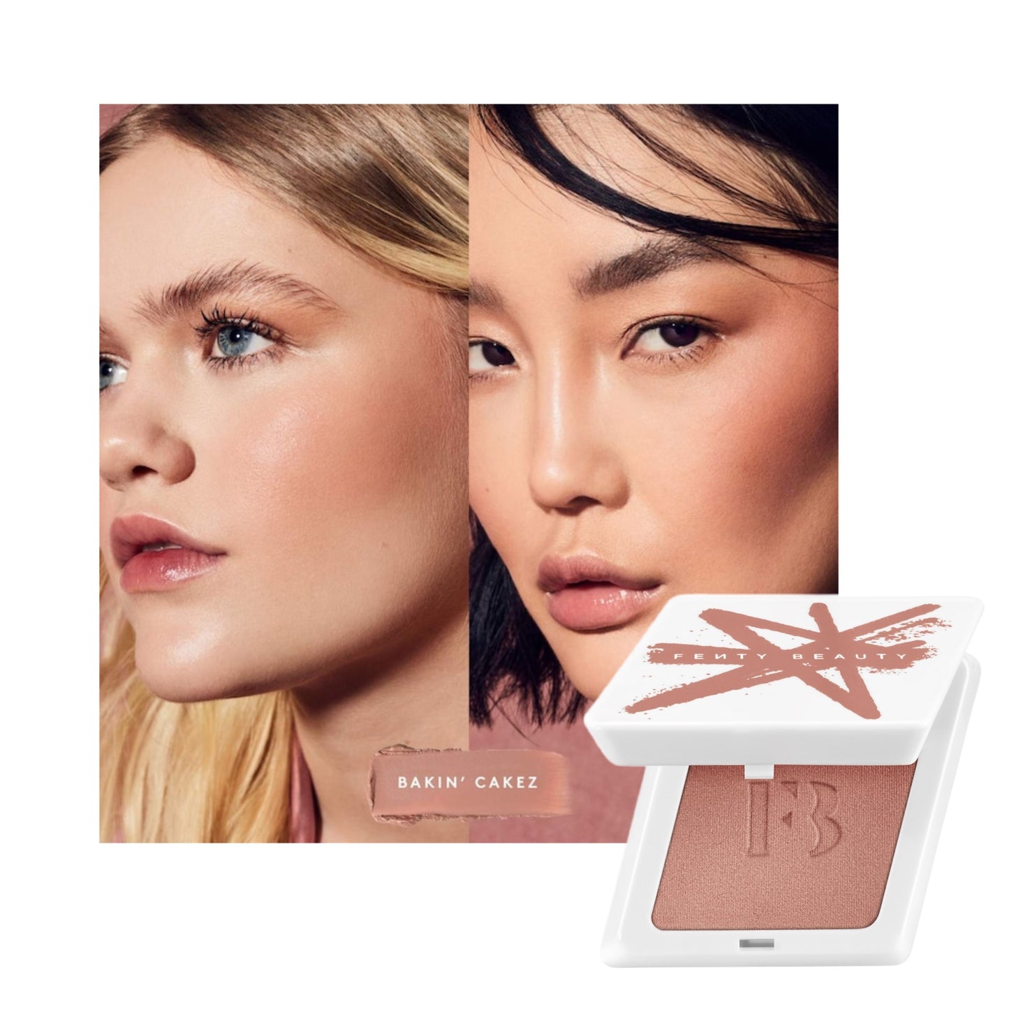 Fenty Beauty Cheeks Suede Waterproof Powder Blush - סומק אבקתי פנטי