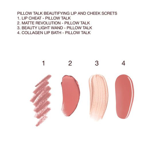 Charlotte Tilbury Pillow Talk Beautifying Lip And Cheek Secrets - מארז שרלוט טילבורי
