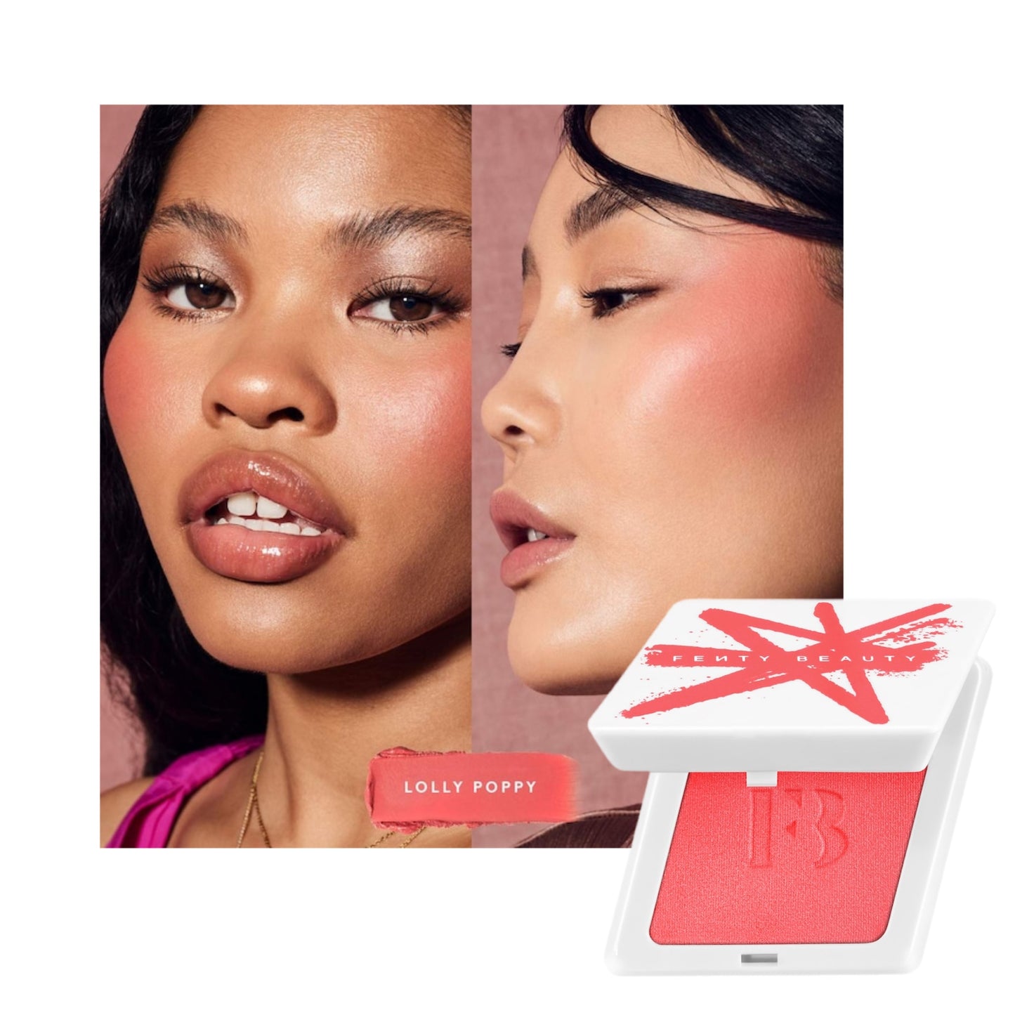 Fenty Beauty Cheeks Suede Waterproof Powder Blush - סומק אבקתי פנטי