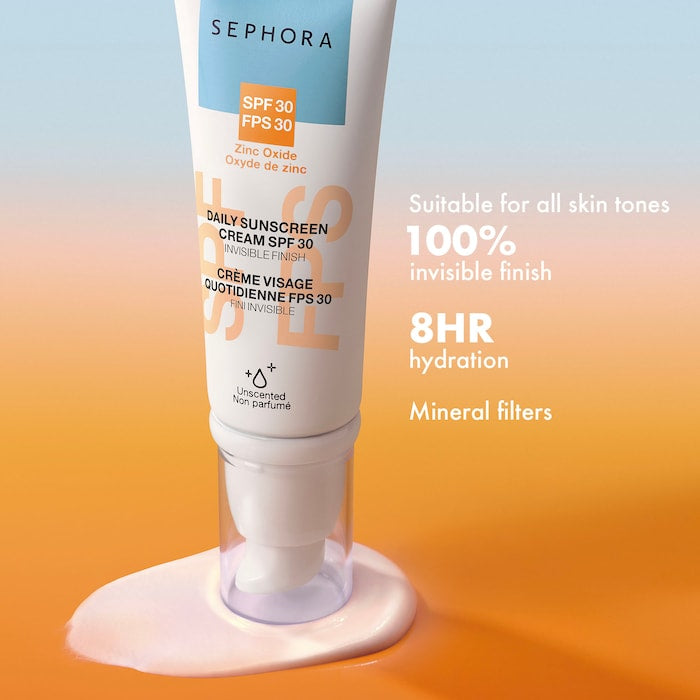 Sephora Collection Daily Mineral Sunscreen Cream SPF 30 - קרם הגנה מינרלי ספורה