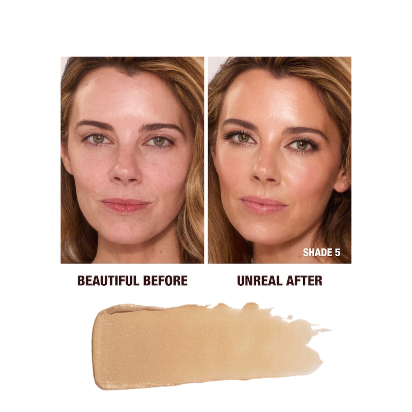 Charlotte Tilbury Unreal Skin Sheer Glow Tint Hydrating Foundation Stick - פלולס פילטר סטיק שרלוט טילבורי