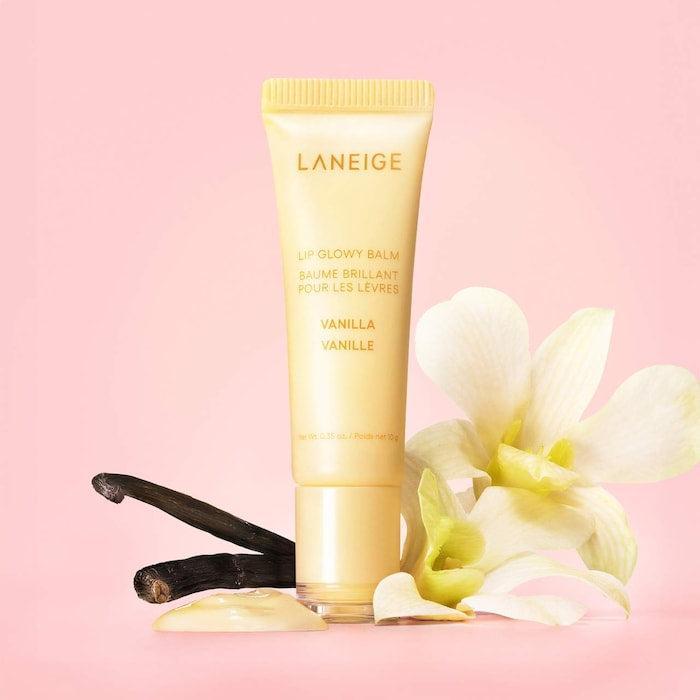 Laneige Lip Glowy Balm - באלם שפתיים וניל ליאנג
