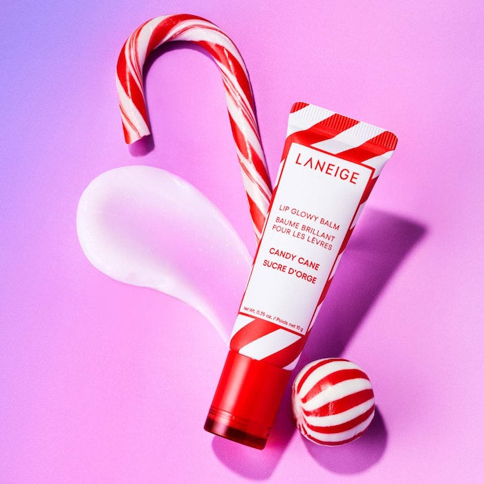 Laneige Lip Glowy Balm - באלם שפתיים בריח סוכריית מקל סבא לינאג