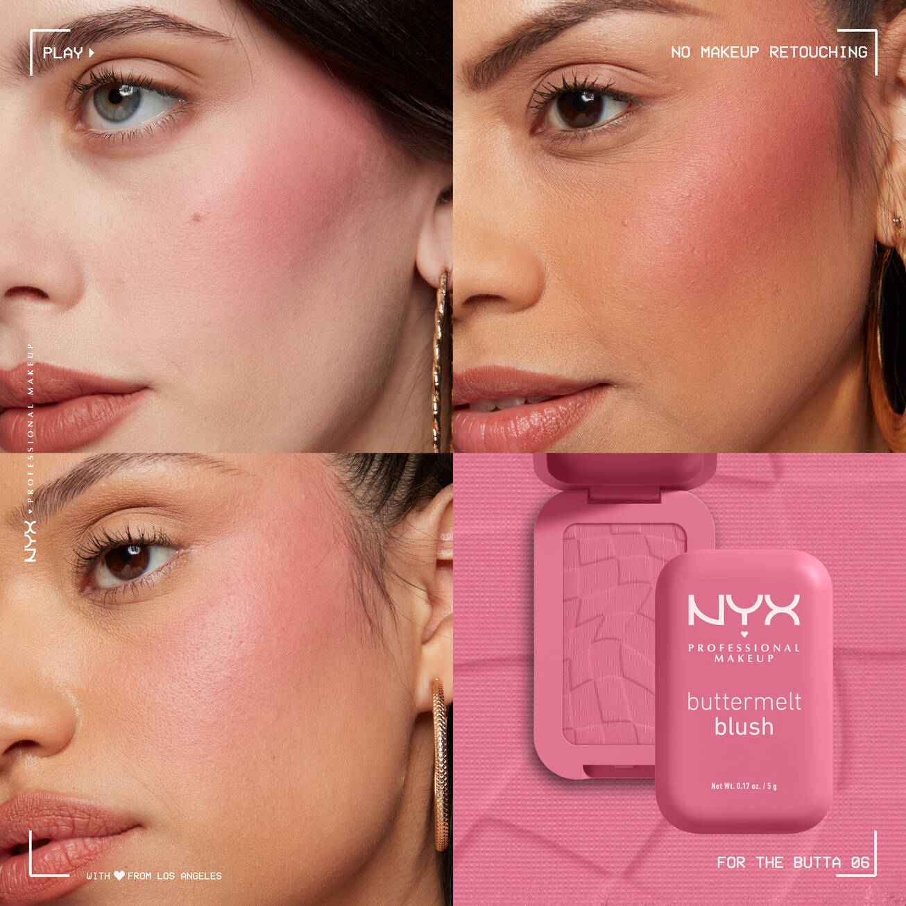 Nyx Buttermelt Blush - סומק אבקתי ניקס