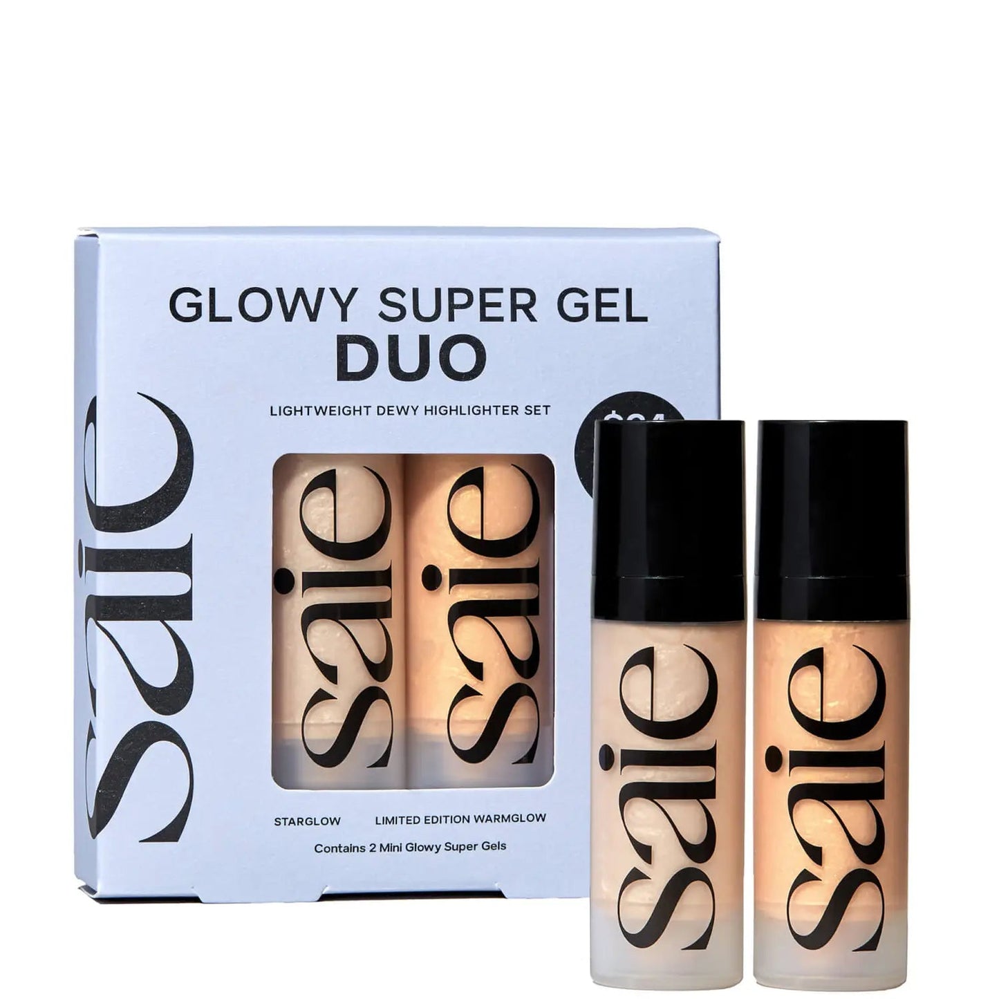 Saie Glowy Super Gel Duo - סט הייליטרים נוזלים סאיי