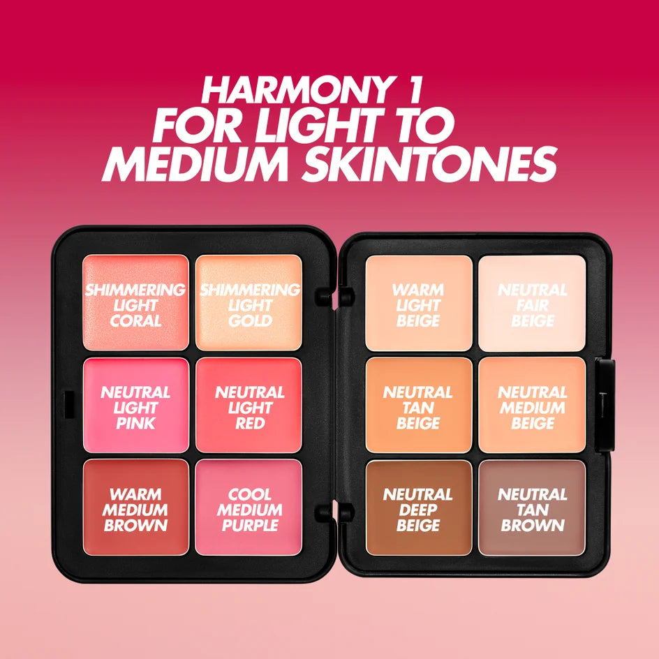 Make Up For Ever HD Skin Face Essentials Palette - פלטת פנים קרמית מייקאפ פוראבר