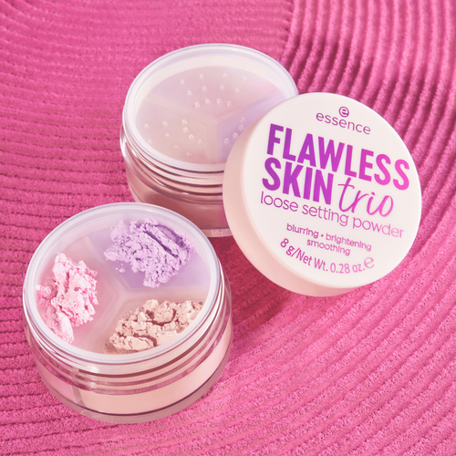 Essence Flawless Skin Trio Loose Setting Powder - פודרה אבקתית אסנס