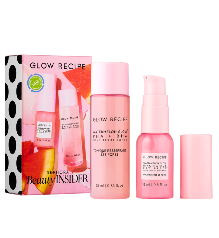 Glow Recipe Watermelon Glow Skincare Birthday Gift Set - מארז מוקטנים גלואו רספי