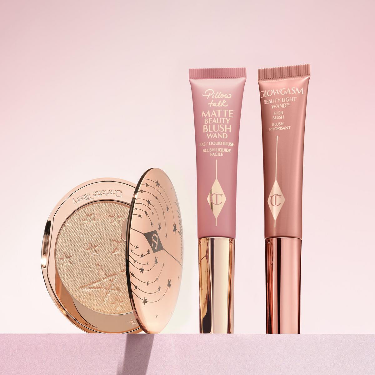 Charlotte Tilbury Hollywood Blush And Glow Glide Kit - מארז מוצרים בגודל מלא שרלוט טילבורי