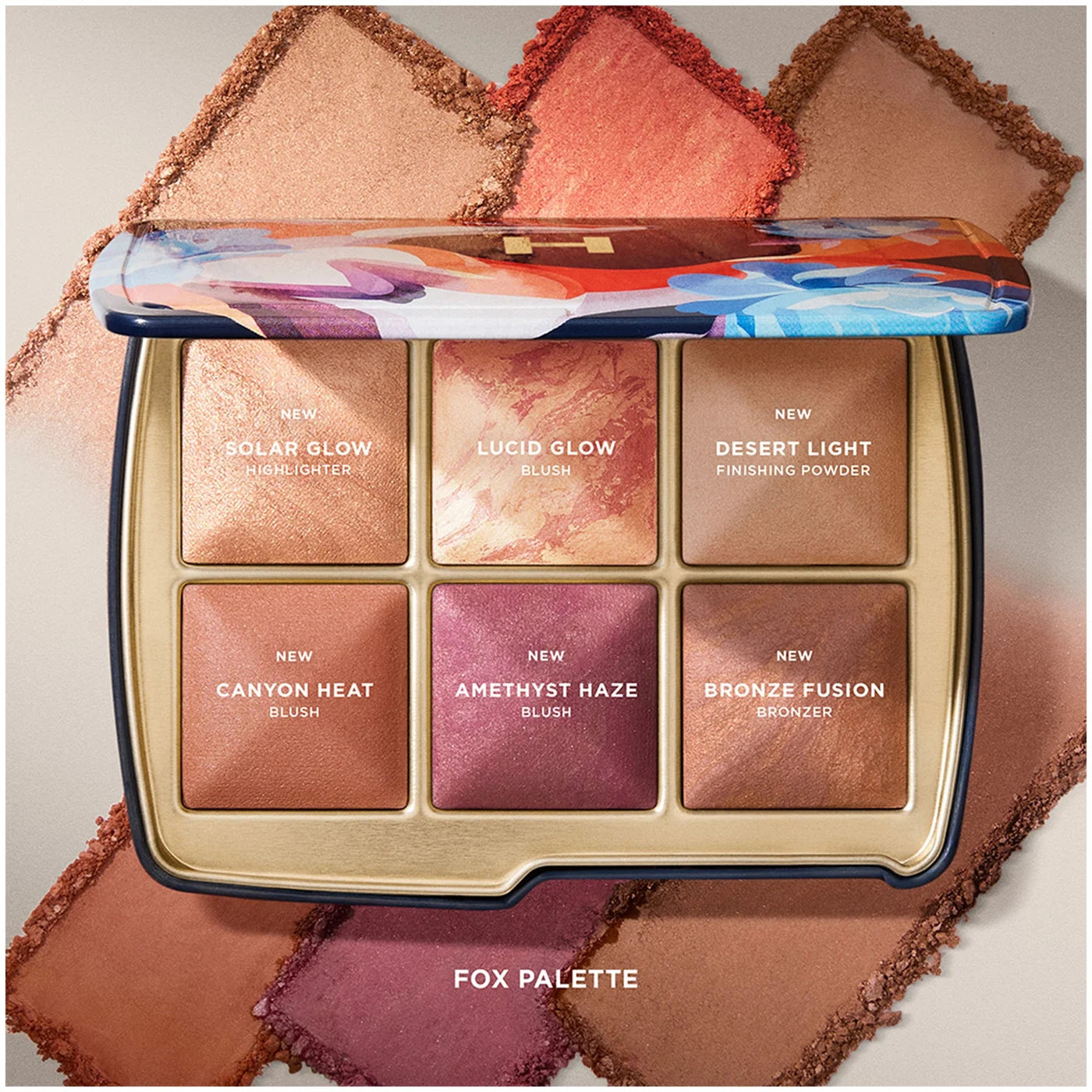 Hourglass Ambient Lighting Edit Unlocked Fox Face Palette - פלטת פנים במהדורה מיוחדת שועל הווארגלאס
