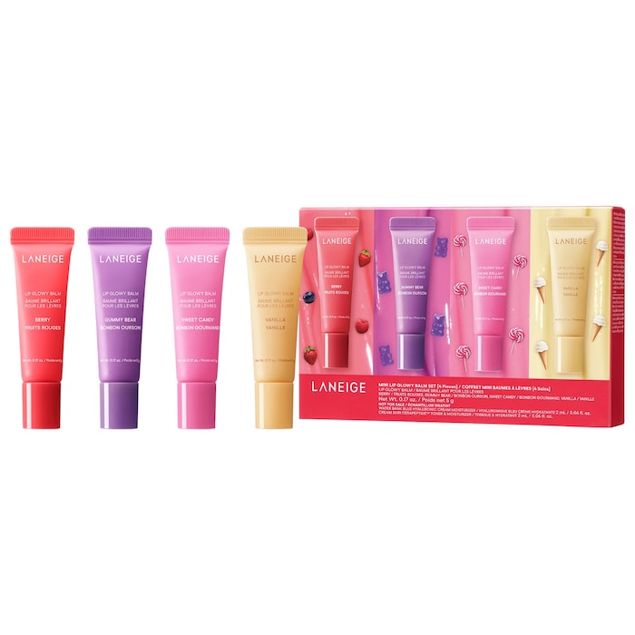 Laneige Mini Lip Glowy Balm Set - סט באלמים לשפתיים מוקטנים לאנג׳