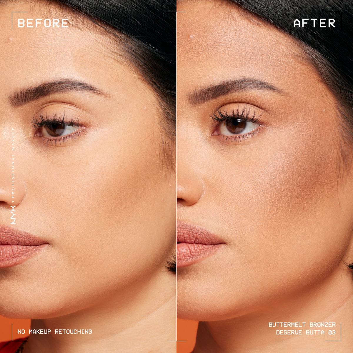 Nyx Buttermelt Pressed Powder Natural Finish Bronzer - ברונזר אבקתי ניקס
