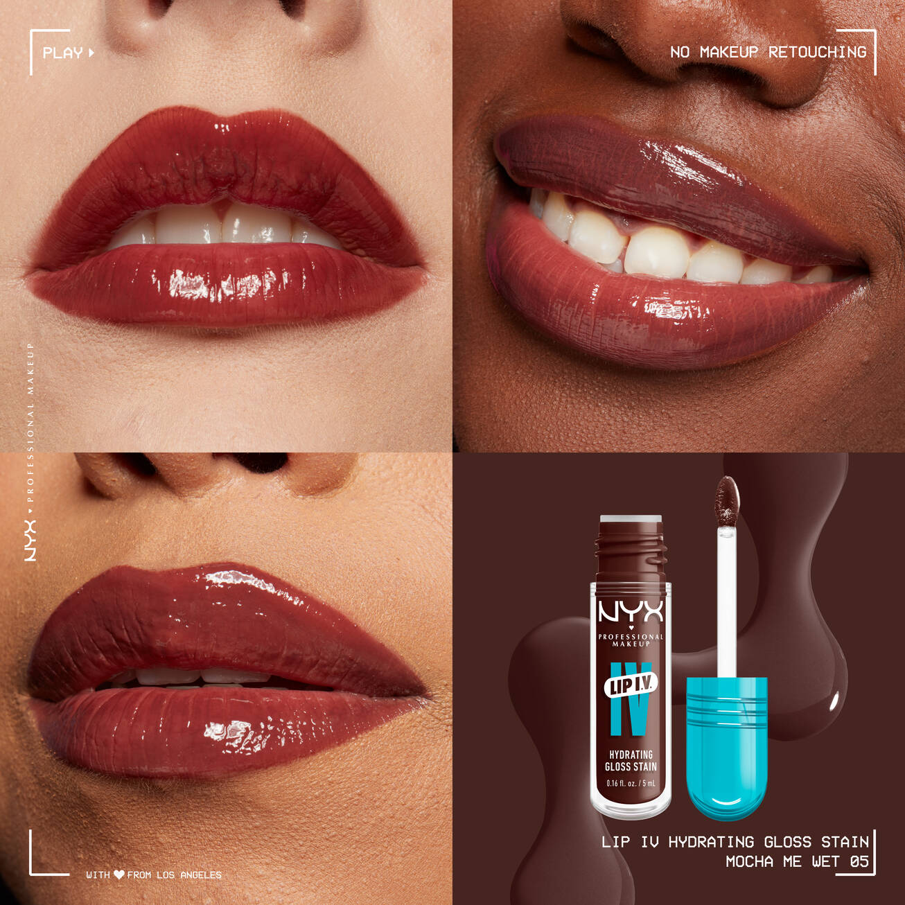 Nyx Lip I.V. Hydrating Lip Gloss Stain - טינט לשפתיים ניקס