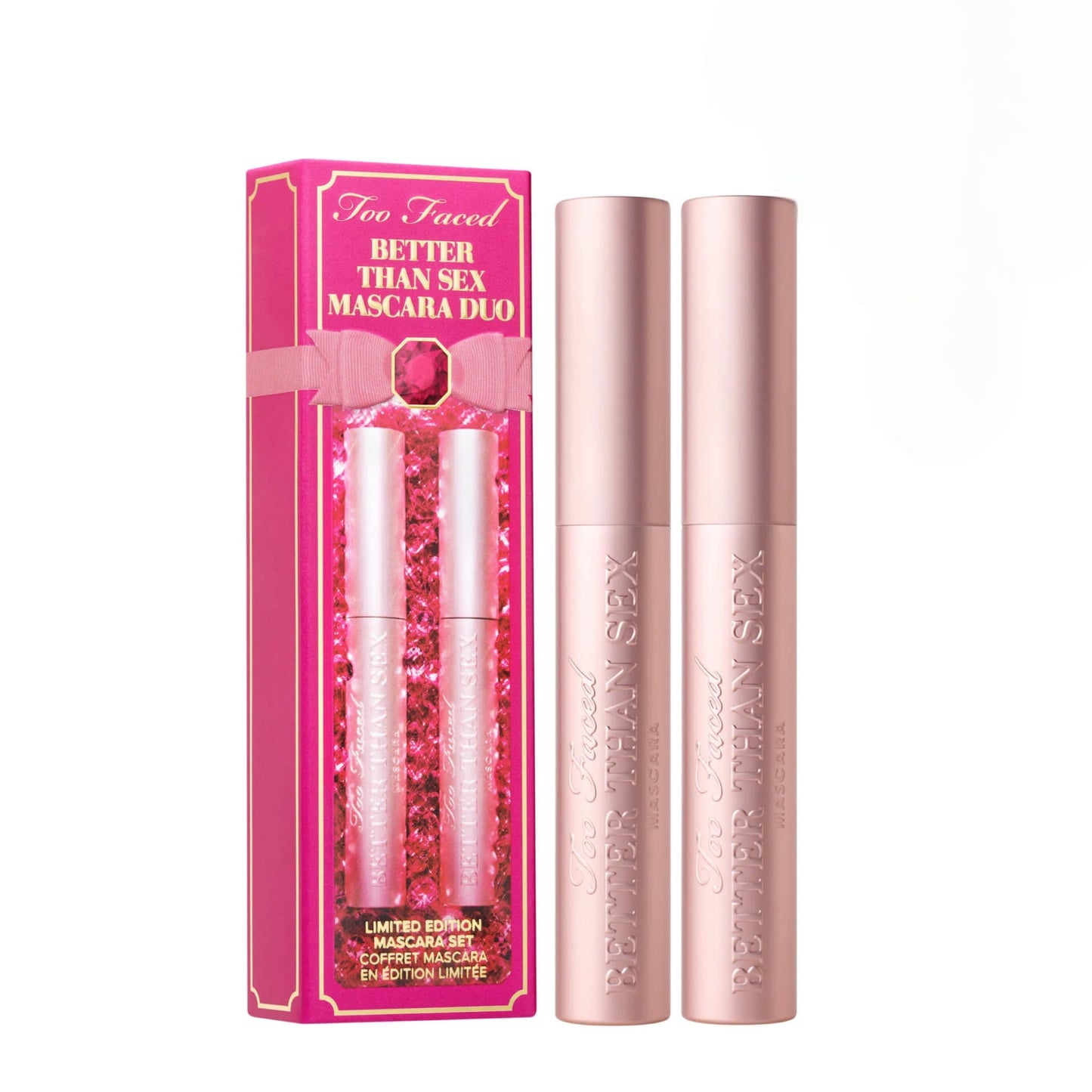 Too Faced Better Than Sex Mascara Duo - סט מסדרות בגודל מלא טו פייסד