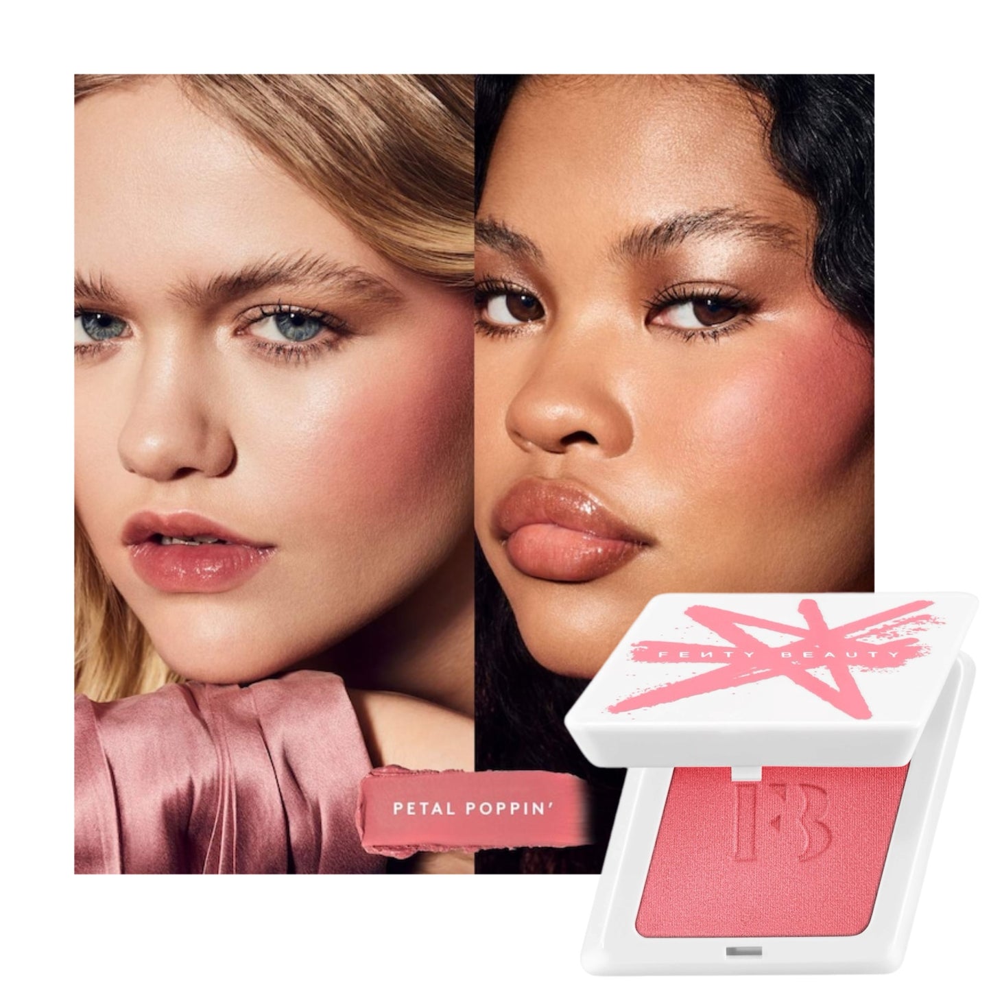 Fenty Beauty Cheeks Suede Waterproof Powder Blush - סומק אבקתי פנטי