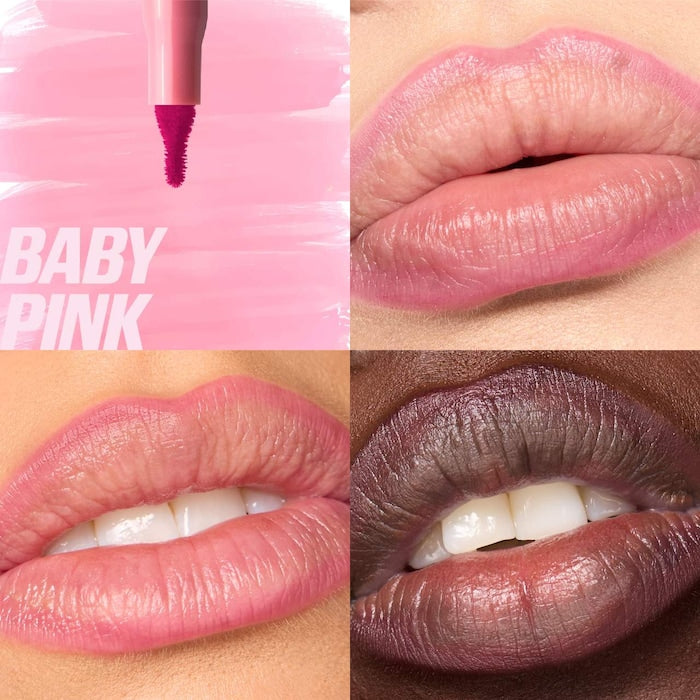Huda Lip Contour Lip Stain for 12-Hour Wear - תוחם לשפתיים טינט הודה ביוטי