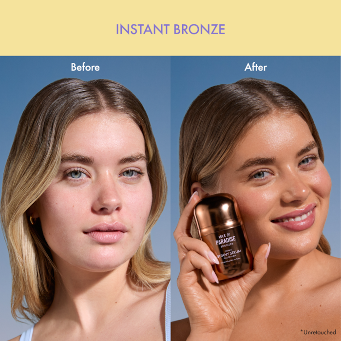 Isle of Paradise Sunny Serum Instant Face Bronzer - סרום שיזוף מיידי