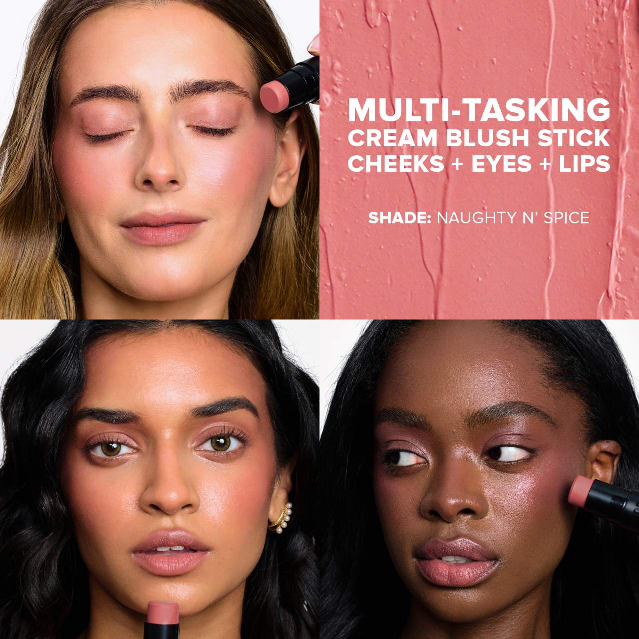 Nudestix Nudies Cream Blush Stick - סומק סטיק ניודקסטיקס