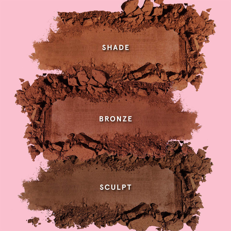 One size Made For Shade
Bronze & Sculpt Trio Palette - פלטת טריו ברונזר וקונטור וואן סייז