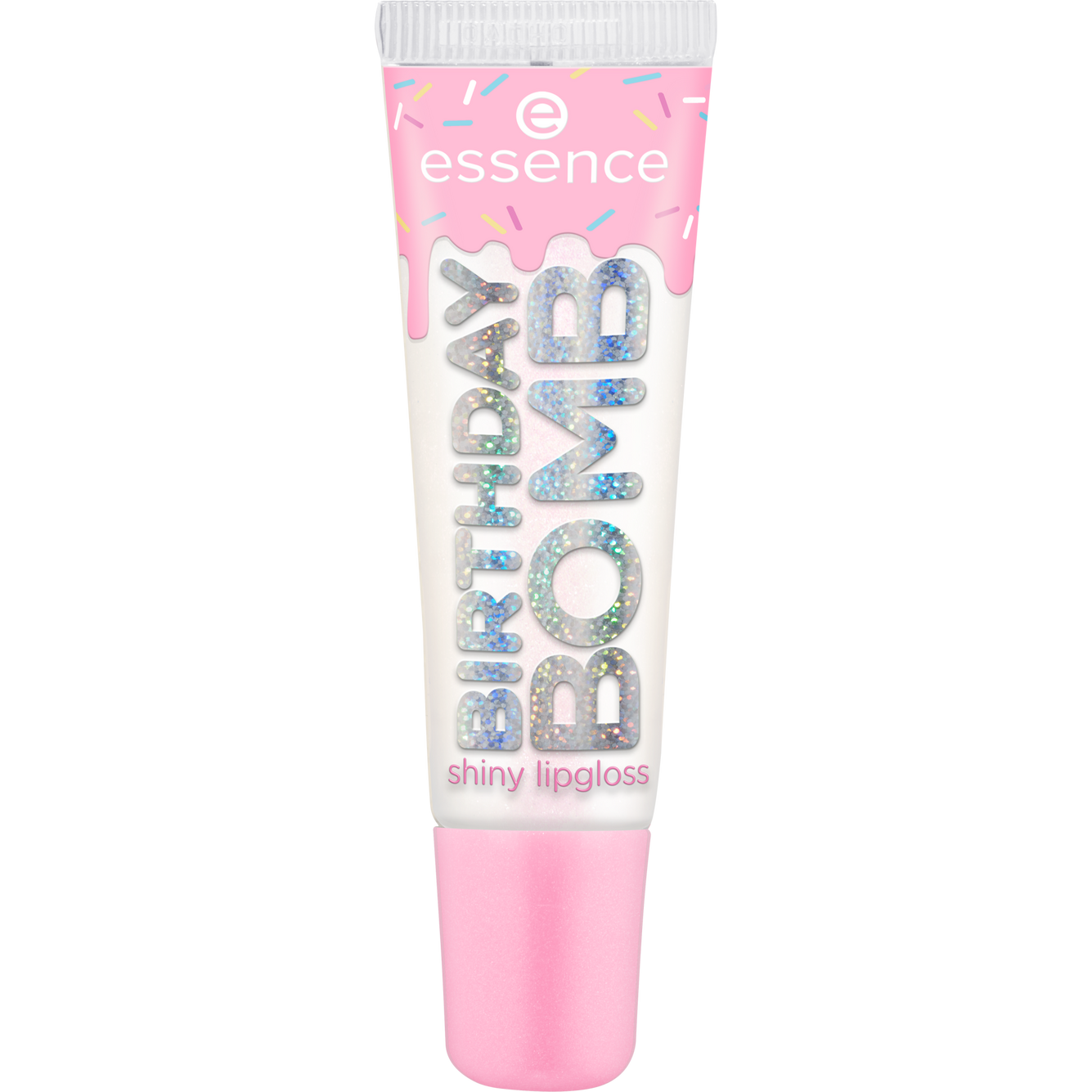 Essence Birthday Bomb Shiny Lipgloss - גלוס מנצנץ אסנס