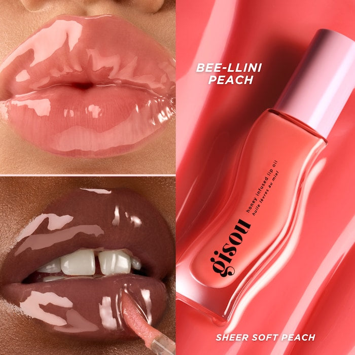 Gisou Honey Infused Hydrating Lip Oil - שמן שפתיים ג׳יסו