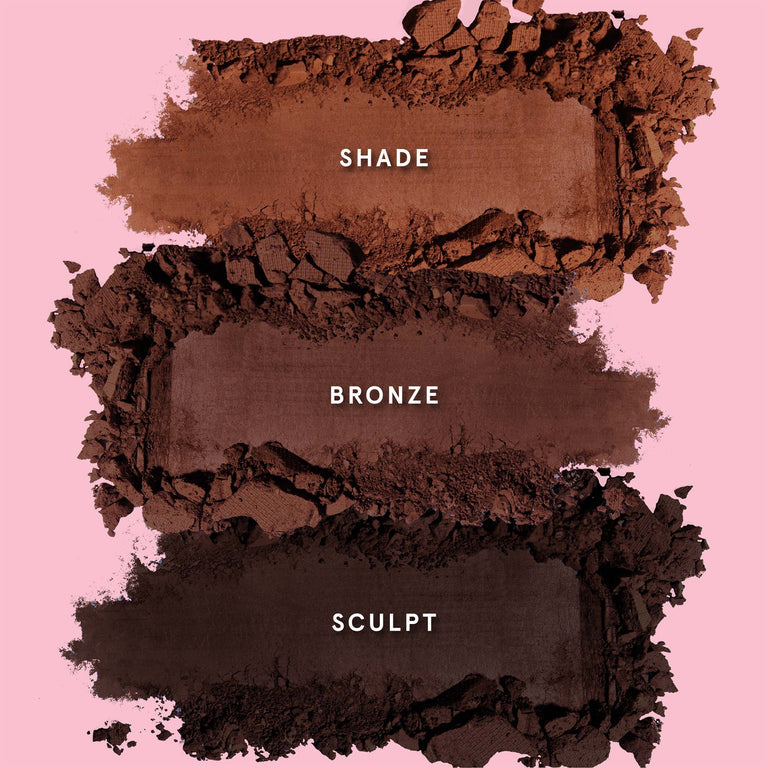 One size Made For Shade
Bronze & Sculpt Trio Palette - פלטת טריו ברונזר וקונטור וואן סייז