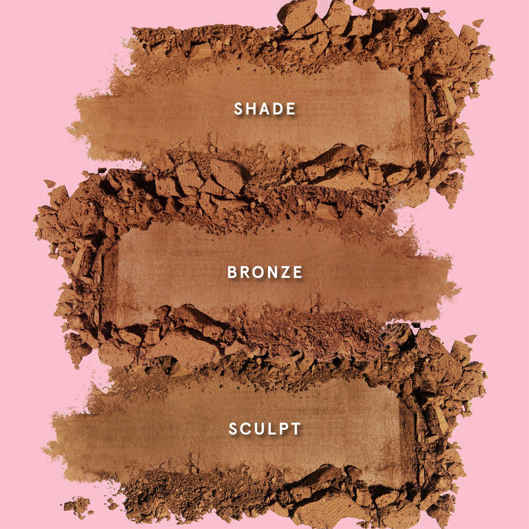 One size Made For Shade
Bronze & Sculpt Trio Palette - פלטת טריו ברונזר וקונטור וואן סייז