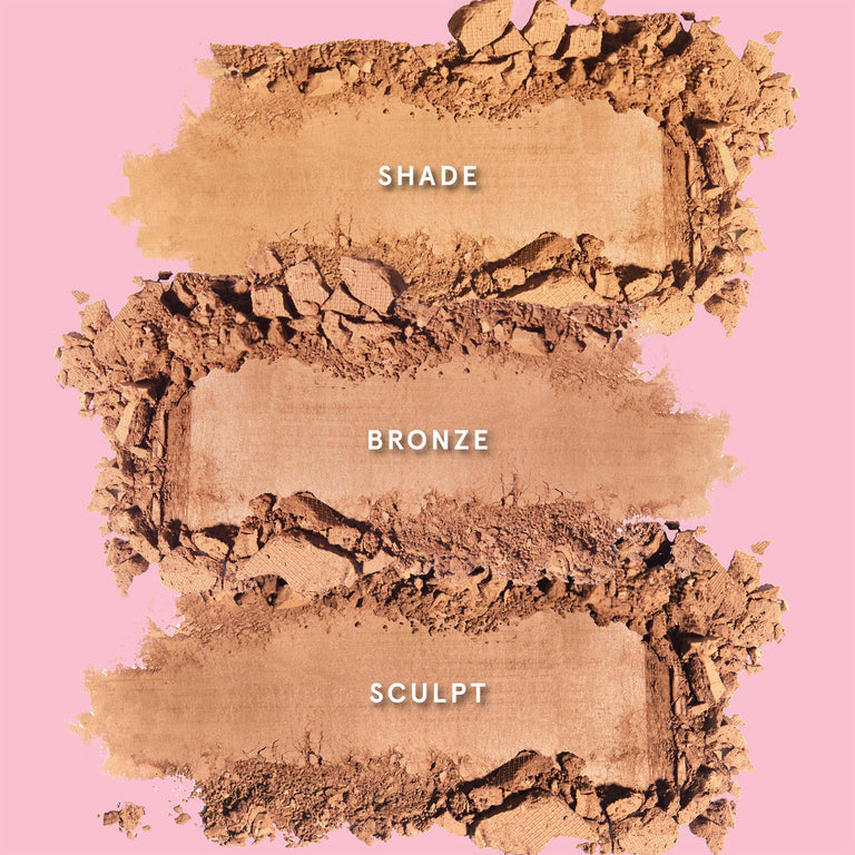One size Made For Shade
Bronze & Sculpt Trio Palette - פלטת טריו ברונזר וקונטור וואן סייז
