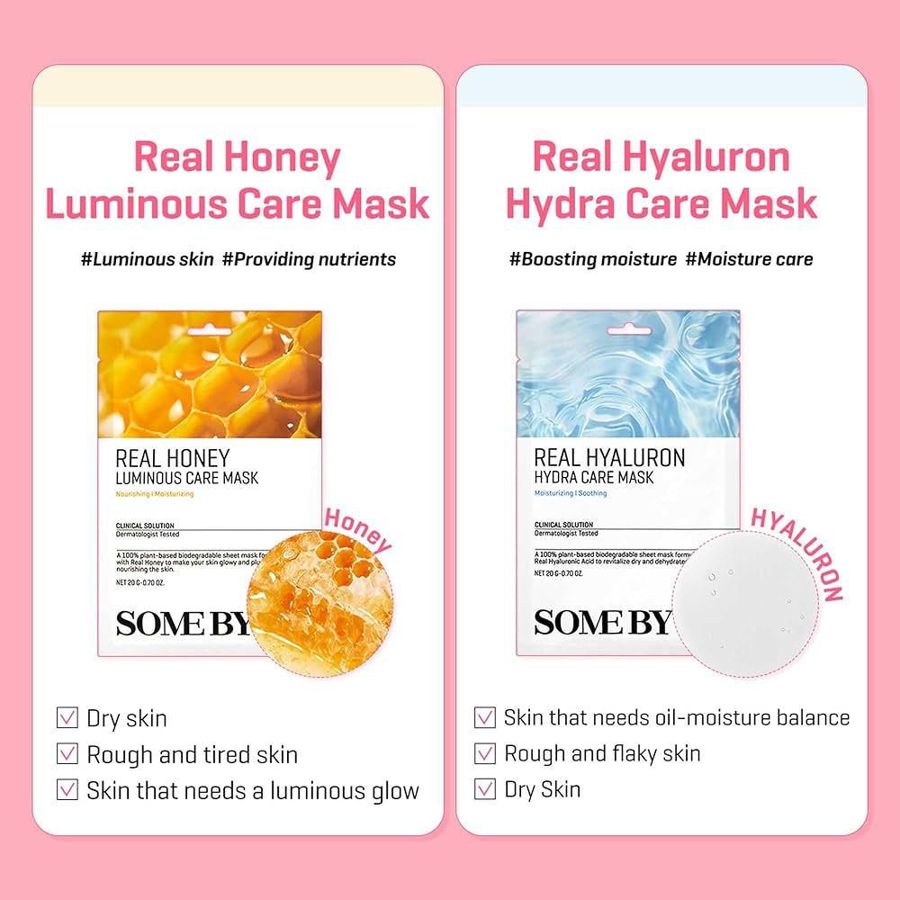 Some By Mi Real Hyaluron Hydra Care Mask Sheet - מסיכת בד חומצה היאלורונית סום ביי מי