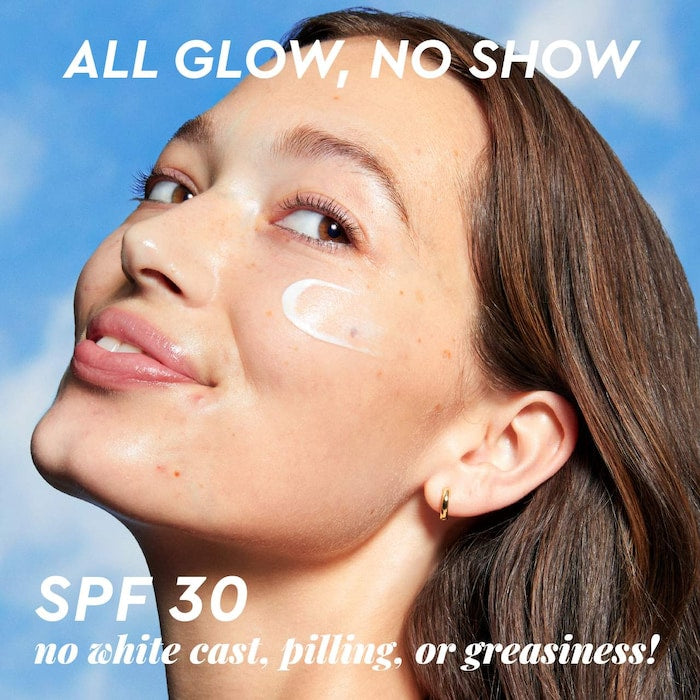 Glow Recipe Dewy Defense SPF 30 Hydrating Fluid Sunscreen - קרם הגנה בגימור זוהר גלואו רספי