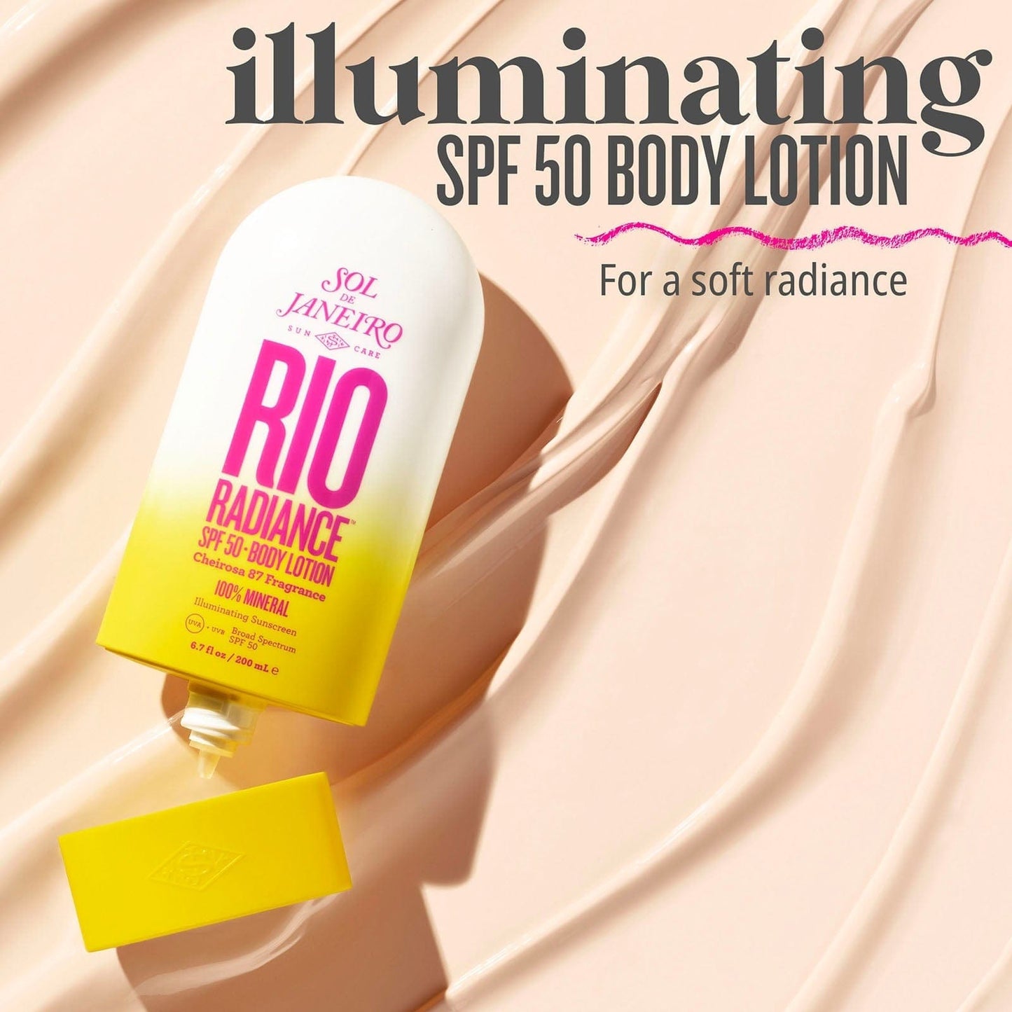 Sol De Janeiro Rio Radiance™ SPF 50 Body Lotion - קרם גוף עם הגנה מהשמש סול דה זנירו