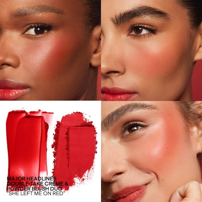 Patrick Ta Major Headlines Double-Take Crème & Powder Blush Duo - סומק פטריק טה קרמי & אבקתי