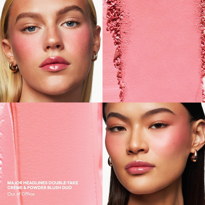 Patrick Ta Major Headlines Double-Take Crème & Powder Blush Duo - סומק פטריק טה קרמי & אבקתי - החנות שמוכרת את מוצרי ספורה בארץ
