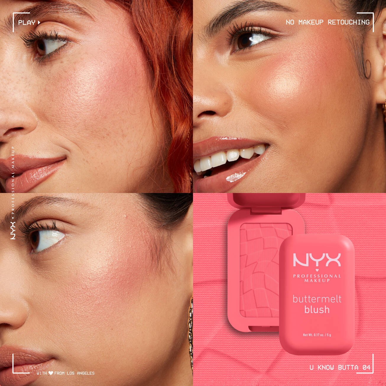 Nyx Buttermelt Blush - סומק אבקתי ניקס
