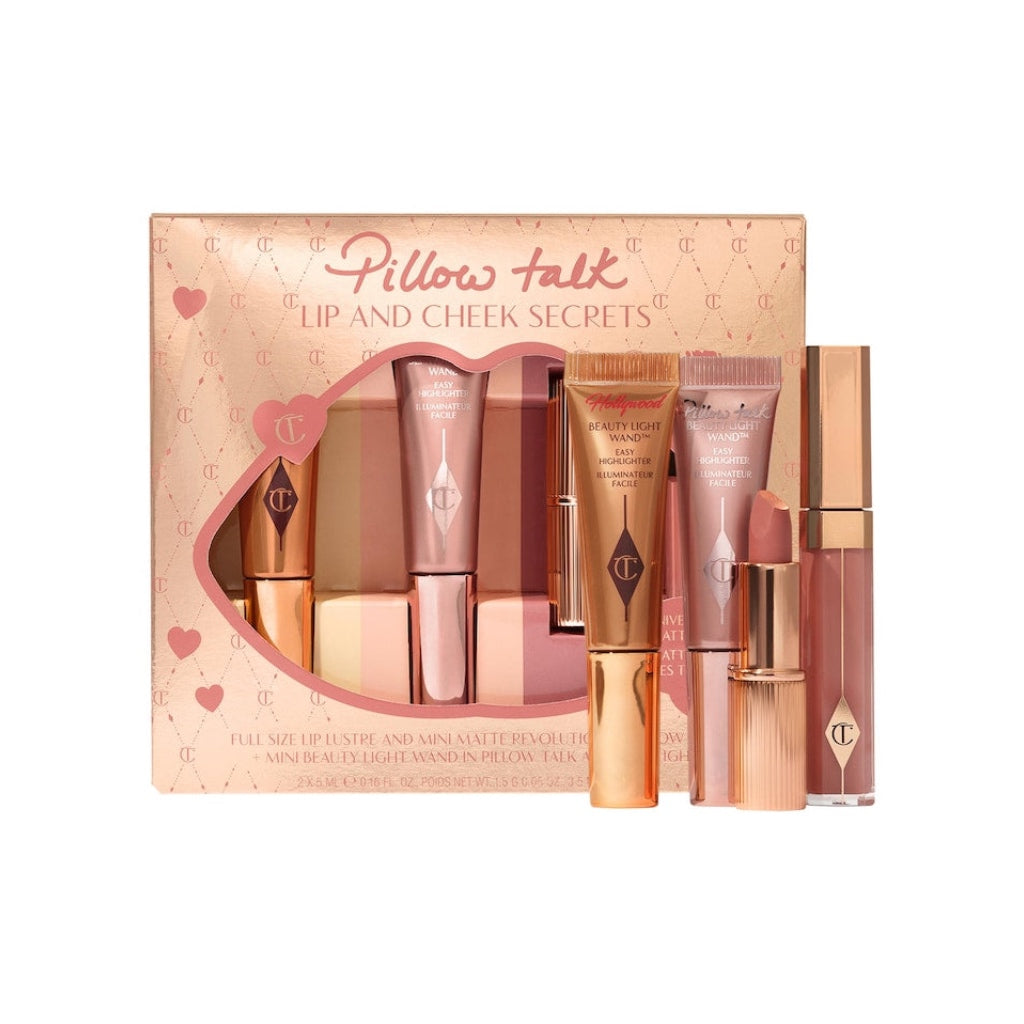 Charlotte Tilbury Pillow Talk Lip and Cheek Secrets Set - סט שפתיים ולחיים שרלוט טילבורי