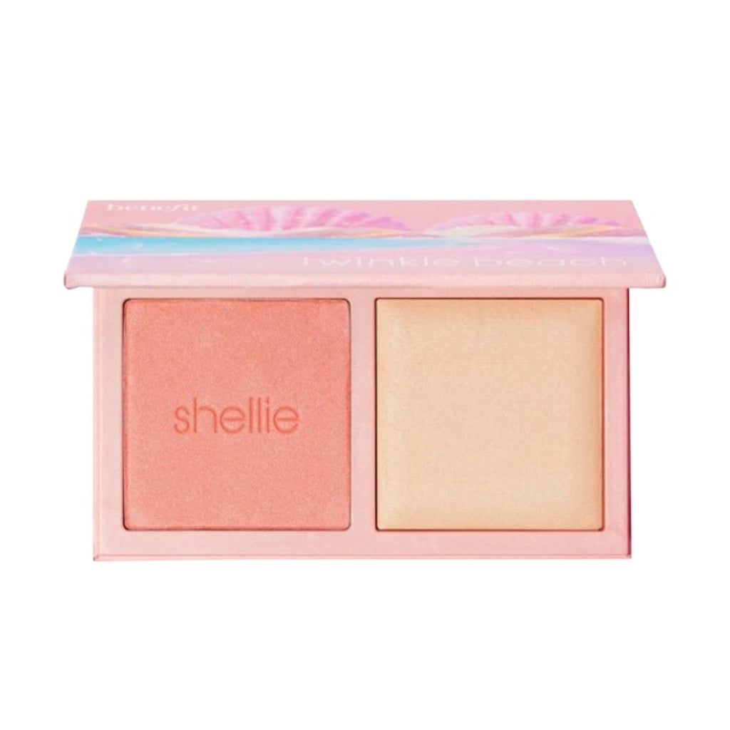 Benefit Twinkle Beach Blush and Highlighter Palette - פלטה סומק והייליטר בנפיט