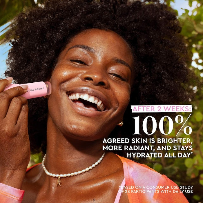 Glow Recipe Watermelon Glow Niacinamide Dew Balm Face Sunscreen Stick- סטיק קרם הגנה שקוף גלואו רספי