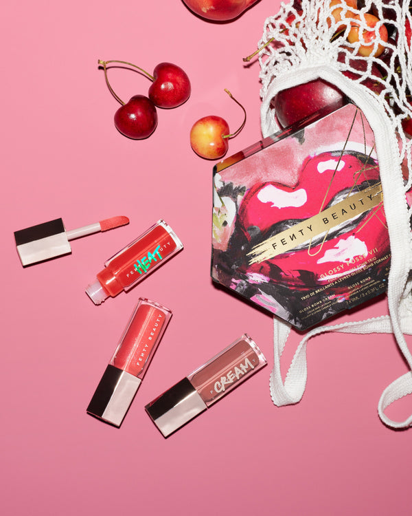 Fenty Beauty Glossy Posse Volume 7.0 Full-Size Gloss Bomb Trio - סט שלושה גלוסים בגודל מלא פנטי