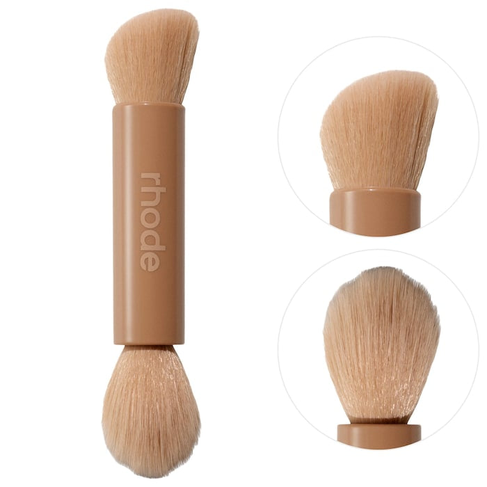 Rhode Pocket Brush Double-Ended Makeup Brush - המברשת של רוד - החנות שמוכרת את מוצרי ספורה בארץ