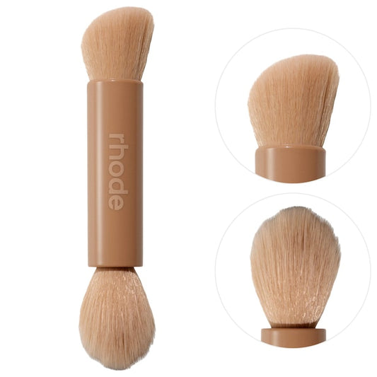 Rhode Pocket Brush Double-Ended Makeup Brush - המברשת של רוד - החנות שמוכרת את מוצרי ספורה בארץ