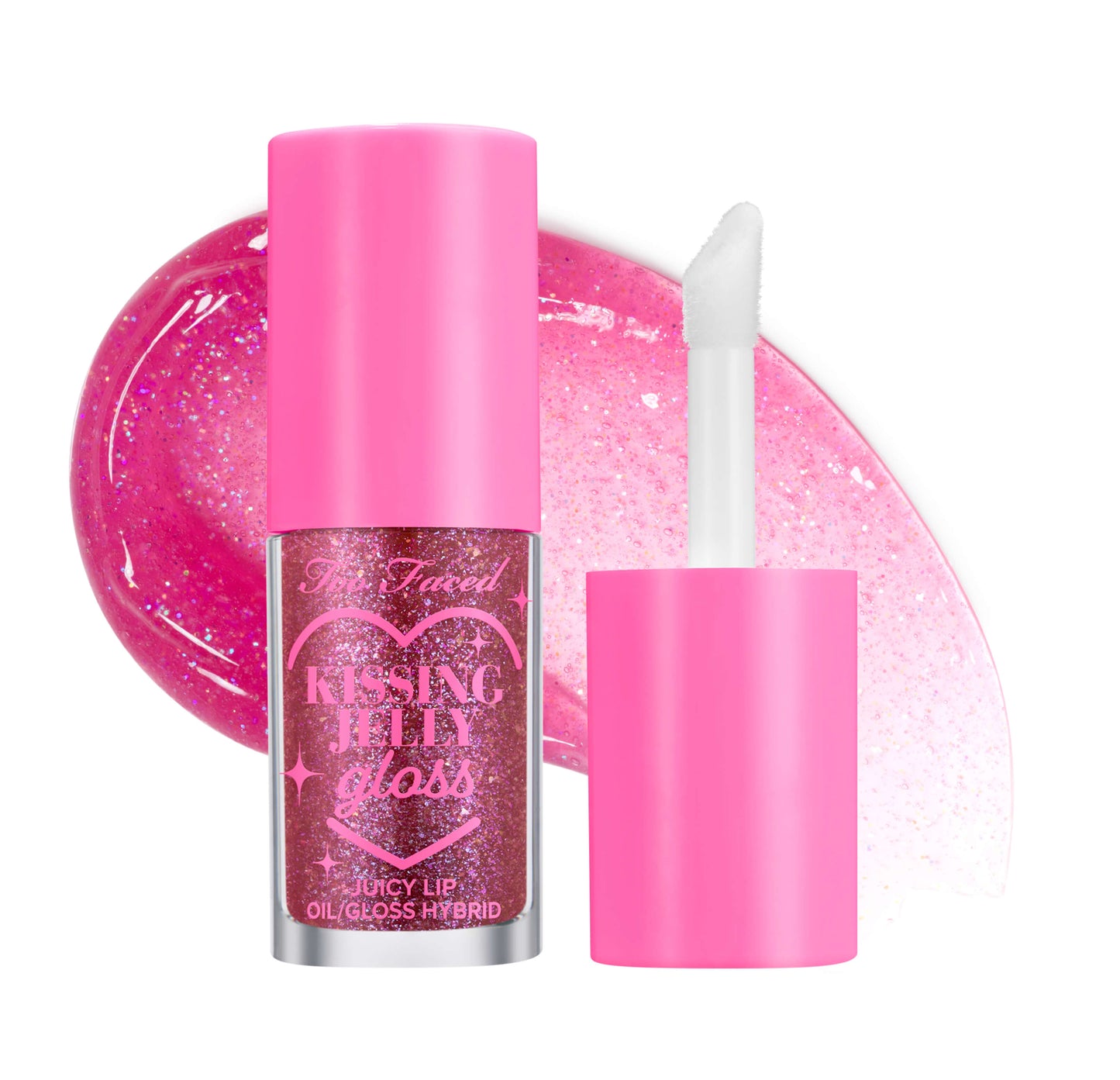 Too faced Kissing Jelly Lip Oil Gloss - שמן שפתיים טו פייסד