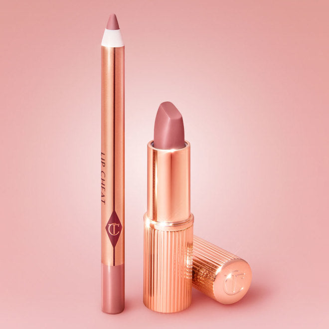 Charlotte Tilbury Mini Pillow Talk Lip Kit - סט מוקטנים שפתון + תוחם שרלוט טילבורי