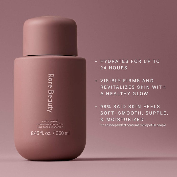 Rare Beauty Find Comfort Niacinamide Hydrating Body Lotion - קרם גוף רייר ביוטי - החנות שמוכרת את מוצרי ספורה בארץ