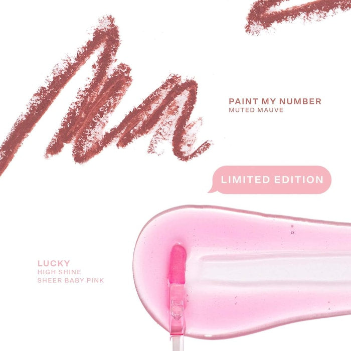 Tower28 Line + Shine Lip Pencil and Lip Gloss Gift Set - מארז תוחם וגלוס בגודל מלא טאוור28