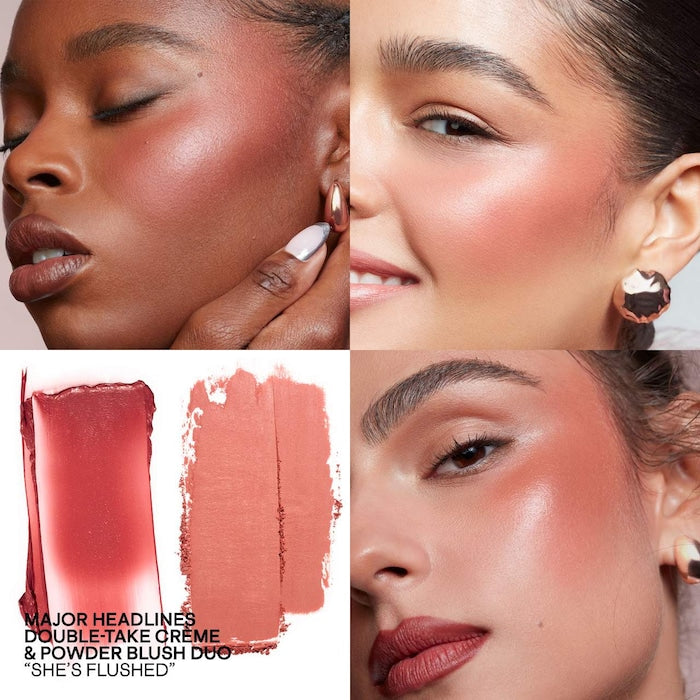 Patrick Ta Major Headlines Double-Take Crème & Powder Blush Duo - סומק פטריק טה קרמי & אבקתי