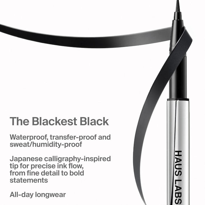 Haus Labs Clear Cut Waterproof Liquid Eyeliner - איילינר האוס לבס - החנות שמוכרת את מוצרי ספורה בארץ